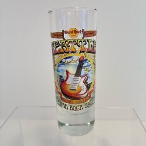 Hard Rock Cafe Seattle City Tee Design Collectible Tall Shot Glass